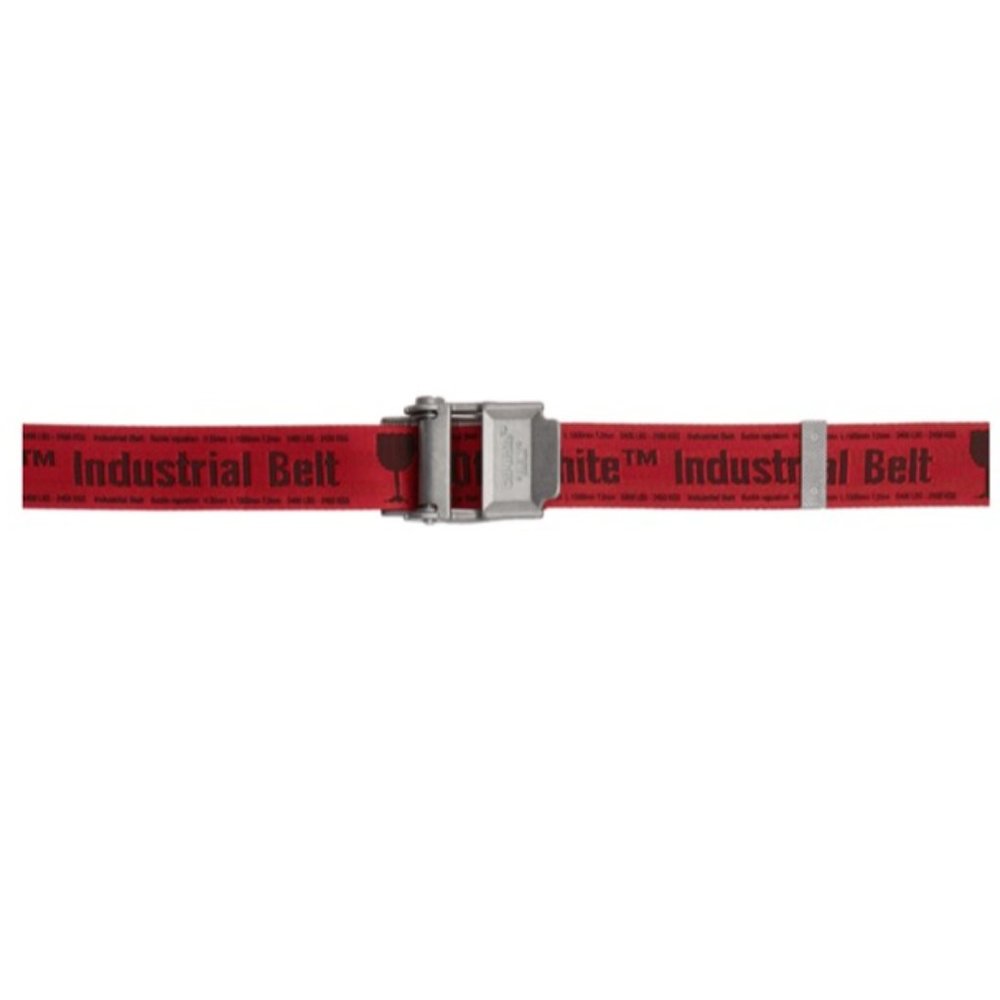 Off-White Red 2.0 Industrial Belt Metal Buckle